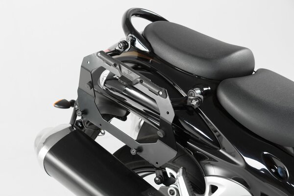 Support profilé EVO pour valises latérales Noir. Suzuki GSX 1300 R Hayabusa (08-20).