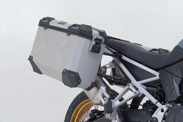 TRAX ADV aluminium case system Silver. 45/37 l. BMW F 900 GS (23-).