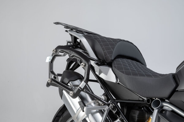 TRAX ADV aluminium case system Black. 45/37 l. BMW R 1200 GS, R 1250 GS.