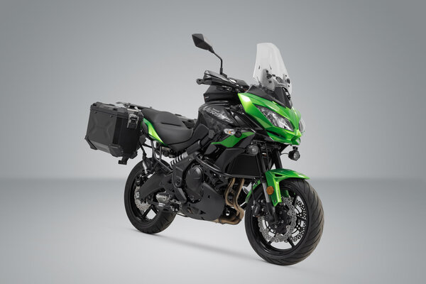 TRAX ADV aluminium case system Black. 37/37 l. Kawasaki Versys 650 (14-).