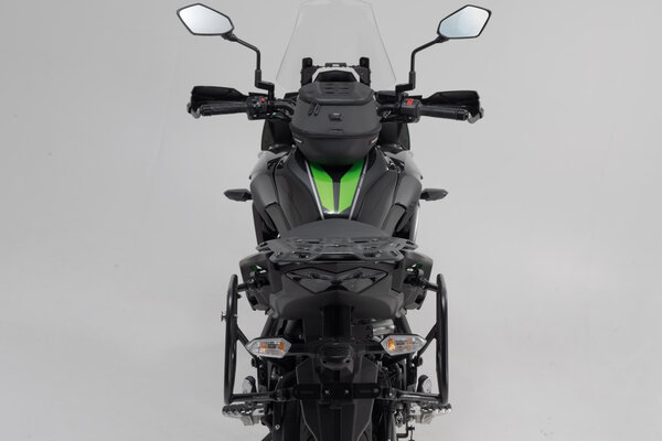 Sistema valigie in alluminio TRAX ADV Argento. 37/37 l. Kawasaki Versys 650 (14-).