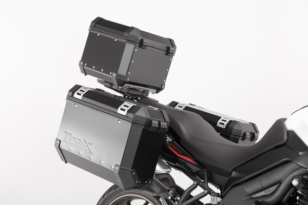 EVO side carriers Black. Triumph Tiger 1050 Sport (13-).