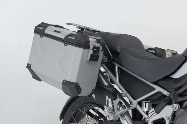 TRAX ADV aluminium case system Silver. 45/37L. Tiger 1200 Rally Pro/GT/GT Pro.