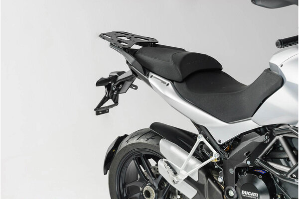 Supports valises EVO Noir. Ducati Multistrada 1200 / S (10-14).