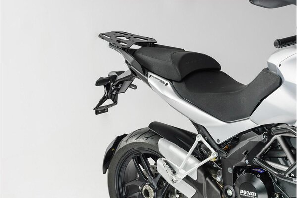 Sistema valigie in alluminio TRAX ADV Argento. 45/45 l. Multistrada 1200 / S (10-14).