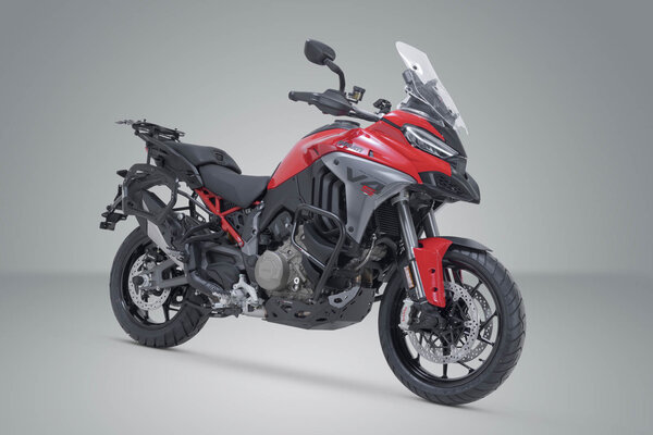 PRO side carrier Black. Ducati Multistrada V4 (20-).