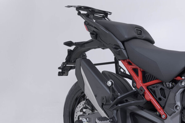 PRO side carrier Black. Ducati Multistrada V4 (20-).