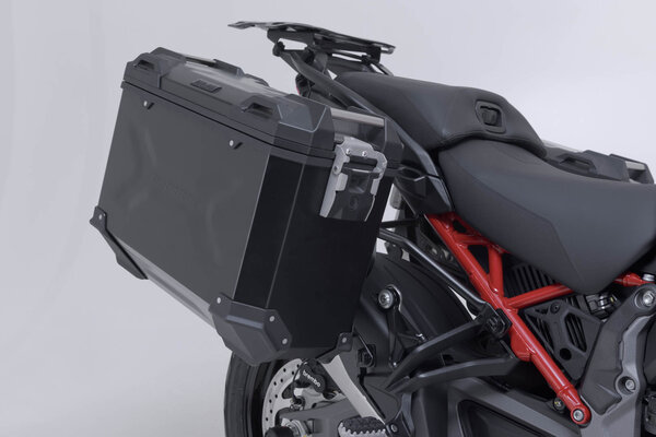 PRO side carrier Black. Ducati Multistrada V4 (20-).