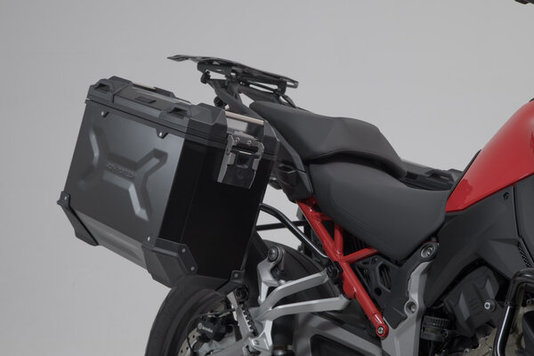 Sistema de maletas TRAX ADV Negro. 37/37 l. Ducati Multistrada V4 (20-).