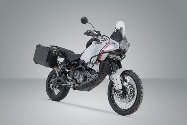 TRAX ADV aluminium case system Black. 45/37 l. Ducati DesertX (22-)/ Rally (23-).