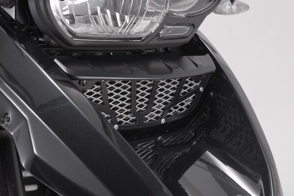 Oil cooler guard Black/Silver. BMW R 1200 GS / Adv. (08-13).