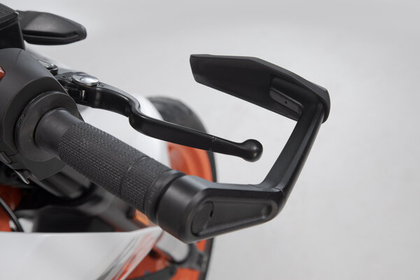 Lever guards with wind protection Black. 390 Duke, Monster 937, MT-03, Tuono 1100.