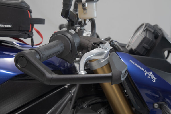 Protectores de maneta con deflector de aire Negro. BMW S 1000 R (16-), R nineT / Pure (20-).