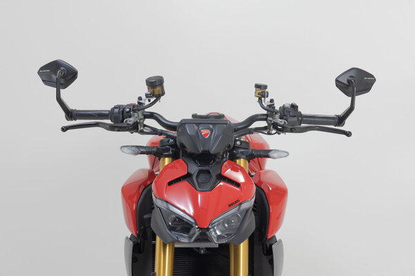Specchietto retrovisore per manubrio Modelli Aprilia, Ducati, Honda, KTM, Yamaha.