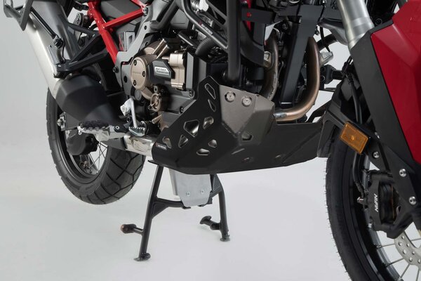 Sabot moteur Noir. Honda CRF1100L/Adv Sports (19-) avec SBL.