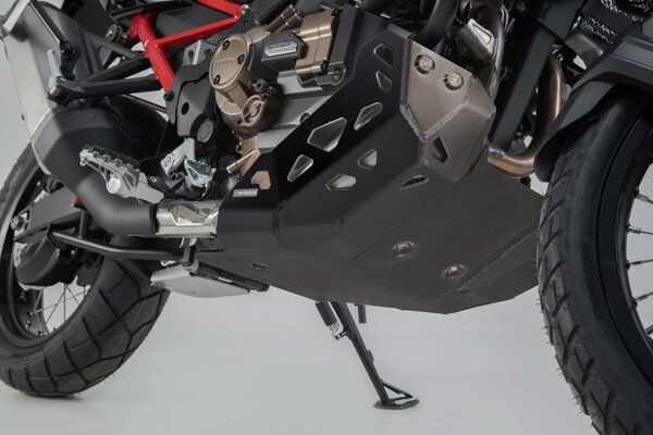 Sabot moteur Noir. Honda CRF1100L/Adv Sports (19-) avec SBL.