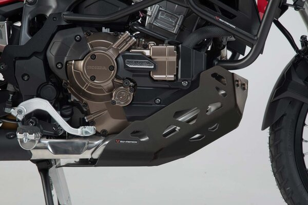Protección del motor Negro. Honda CRF1100L/Adv Sports (19-) con SBL.