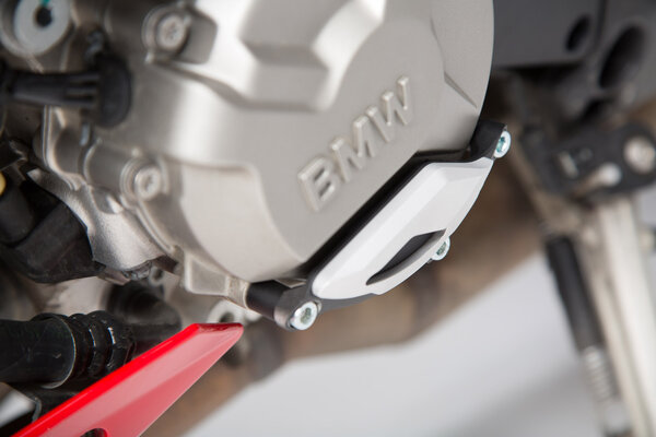 Protezione del coperchio del vano motore Nero/Argento. BMW S1000R / RR / XR.