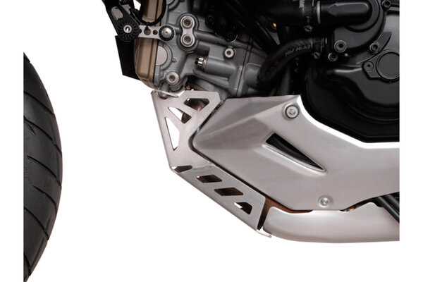 Engine guard Silver. Ducati Multistrada 1200 / S (10-14).