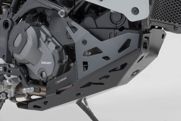 Sabot moteur Noir. Ducati DesertX (22-).