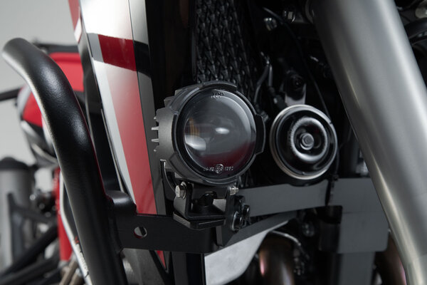 Kit de set de luces antiniebla EVO Negro. Honda CRF1000L/CRF1100L con prot.