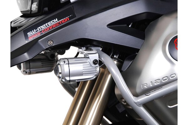 Supporto per faretti Argento. BMW R 1200 GS (08-12).