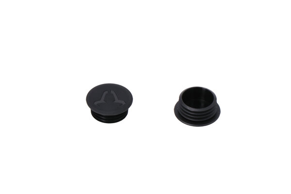 Replacement frame caps for crash bars Black. As pair.