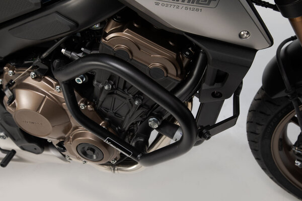Protecciones laterales de motor Negro. Honda CB650F (14-18) / CB650R (18-).