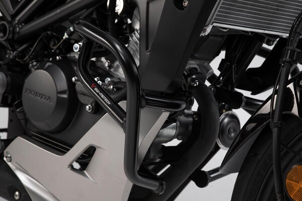 Protecciones laterales de motor Negro. Honda CB125R (17-20).