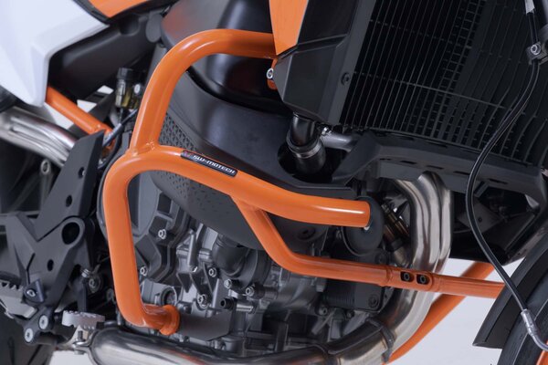 Barra di protezione motore Electronic Orange. KTM 890 SM T (23-).
