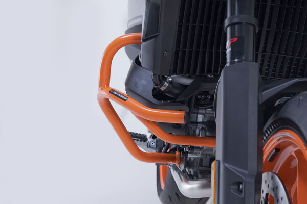 Barra di protezione motore Electronic Orange. KTM 890 SM T (23-).