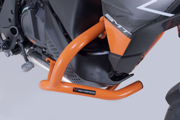 Barra di protezione motore Electronic Orange. KTM 890 SM T (23-).