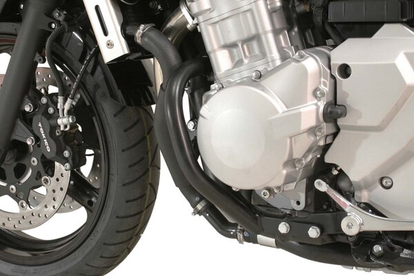 Protecciones laterales de motor Negro. Suzuki GSF 650 Bandit (06-16)/ S (07-16).