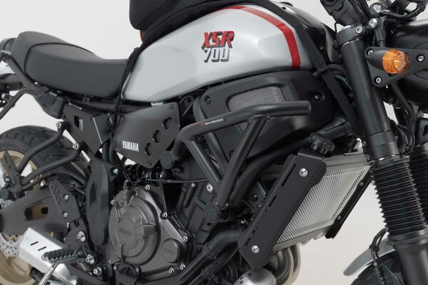 Barra di protezione motore Nero. Yamaha XSR700 (15-) / XSR700 XT (19-).