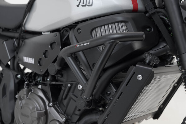 Barra di protezione motore Nero. Yamaha XSR700 (15-) / XSR700 XT (19-).