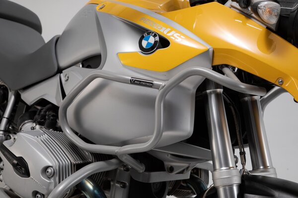 Crashbar haut Argent. BMW R1200 GS (04-07). Seul avec crashbar.