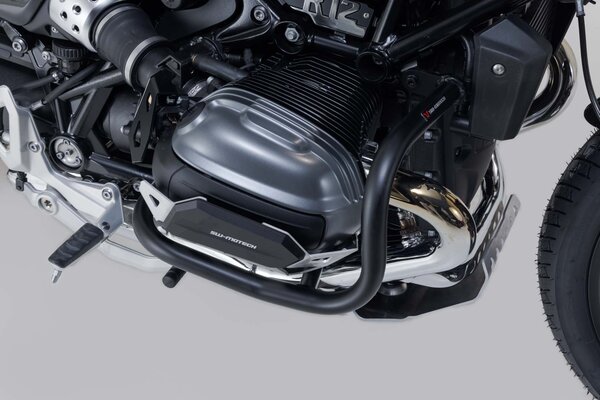 Protecciones laterales de motor Negro. BMW R12 / R12 nineT (23-).