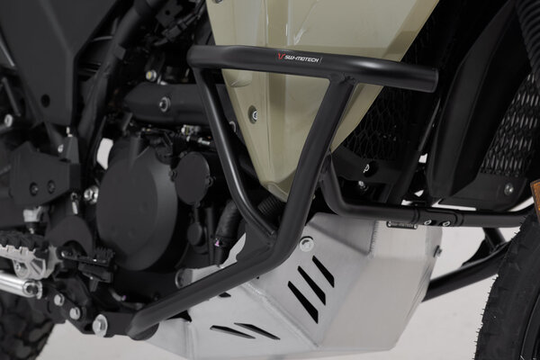 Protecciones laterales de motor Negro. Kawasaki KLR 650 (22-).
