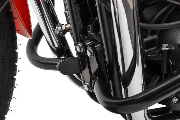 Protecciones laterales de motor Negro. Triumph Thruxton, Bonneville (04-16).