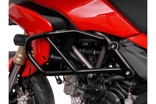 Barra di protezione motore Nero. Ducati Multistrada 1200 / S (10-14).