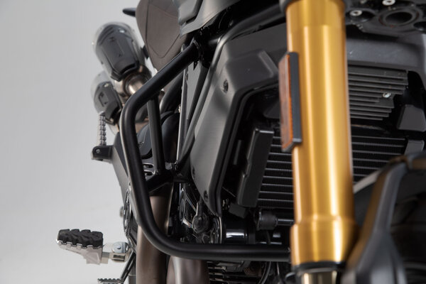 Protecciones laterales de motor Negro. Modelos Ducati Scrambler 1100 (17-).