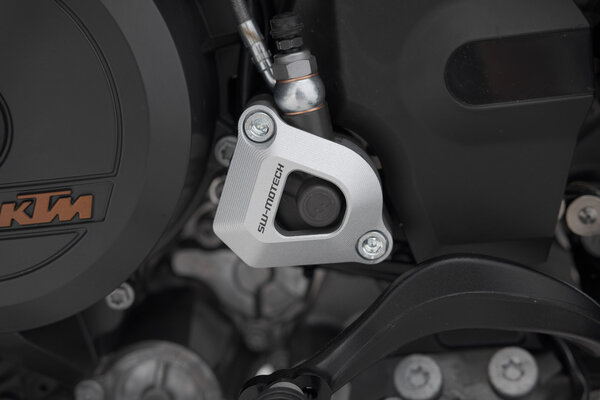 Protezione cilindro ricevitore frizione Argento. Modelli KTM.