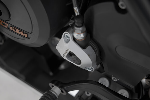 Protezione cilindro ricevitore frizione Argento. Modelli KTM.