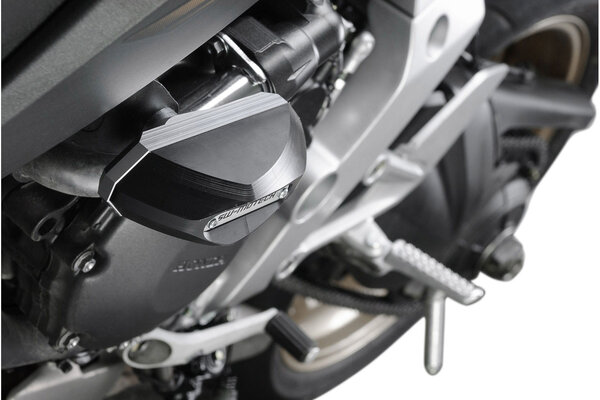 Kit tamponi di protezione per telaio Nero. Honda CB1000R (08-17).