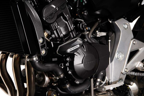 Kit tamponi di protezione per telaio Nero. Honda CB600F (07-13), CBF600 S/N (08-09).