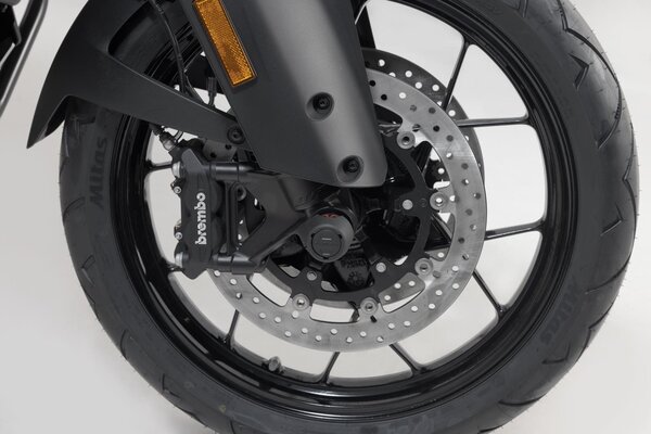 Slider set for front axle Black. KTM models, Husqvarna Norden 901.