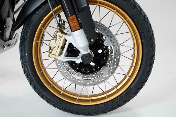 Roulettes de protection de fourche Noir. BMW R 1200 GS / RT, R 1250 GS / RT.