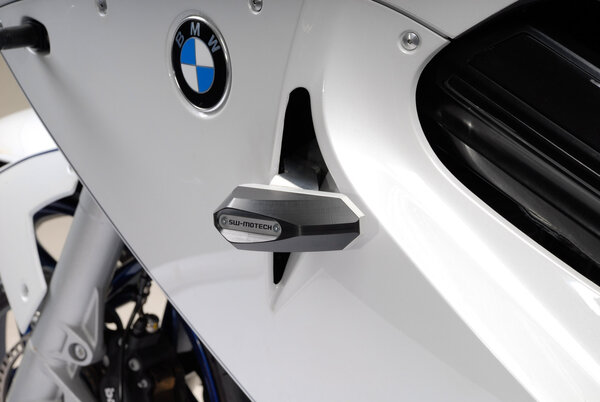 Kit tamponi di protezione per telaio Nero. BMW F 800 ST (06-12).