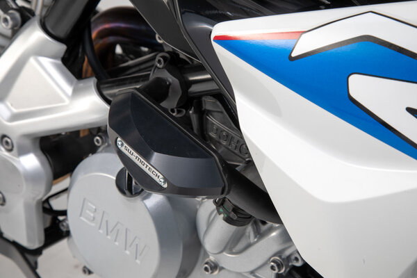 Kit tamponi di protezione per telaio Nero. BMW G 310 R (16-20).