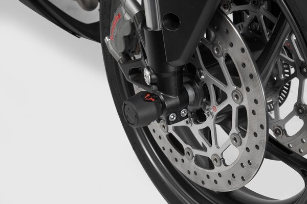 Slider set for front axle Black. Versys 1000, ZX-6R 636, Nuda 900.